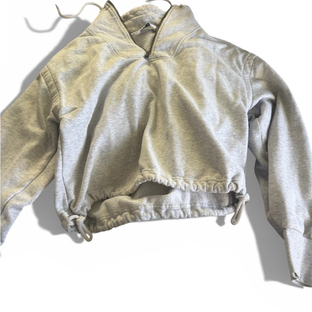 DSG Light Gray Pullover with Drawstring
